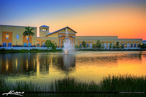 Behind The Port St Lucie Civic Center Building Hdr Photography By