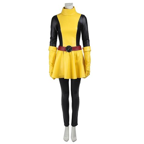 X Men Magik Cospaly Costume Jumpsuits Playsuits Women Dress Adult Full