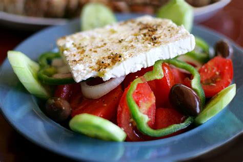 Traditional Greek Salad Horiatiki Salata Recipe