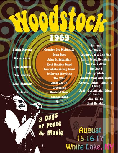 Woodstock 1969 Poster By Black Kitty4 On Deviantart