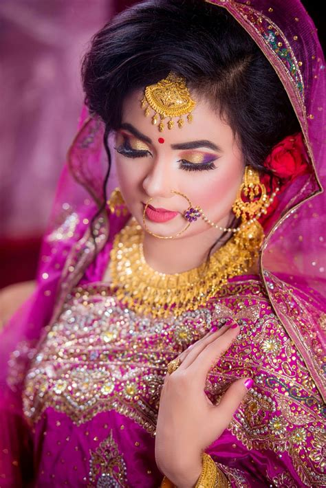 Wedding Girl Wedding Day Bridal Jewelry Gold Jewelry Nath Nose Ring Bengali Wedding Bride