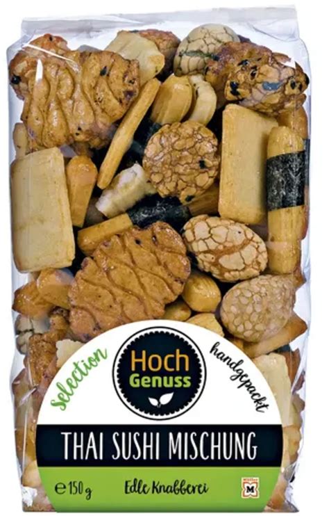 hochgenuss selection mix thai sushi 150 g piccantino shop online italia