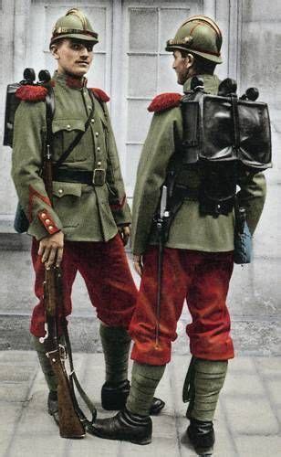 French Army Uniform 1912 Military Uniform Army Uniform French Army