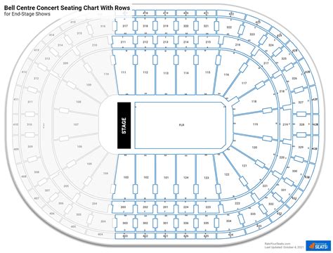 Bell Centre Seating Charts For Concerts