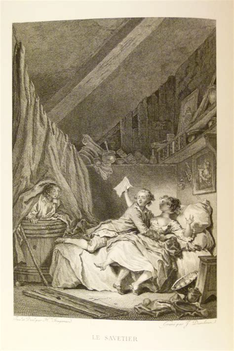 Contes De La Fontaine Avec Illustrations De Fragonard R Impression De