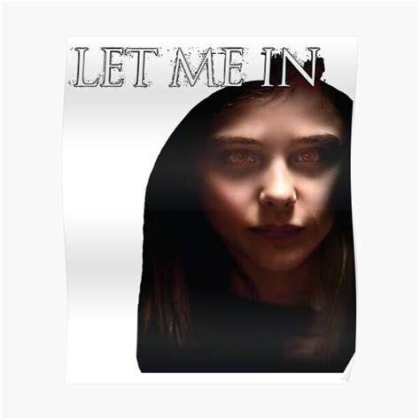 Let Me In Horror Movie Poster Poster For Sale By Shannpat81 Redbubble