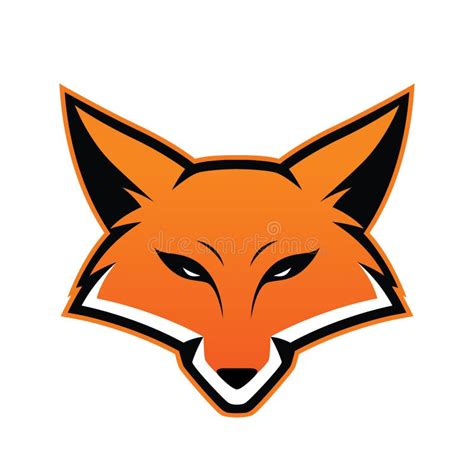 Fox Head Mascot Stock Vector Illustration Of Background 97779346