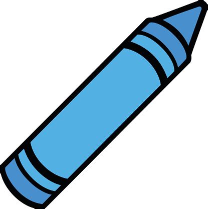 Blue Crayon Clipart Clip Art Library