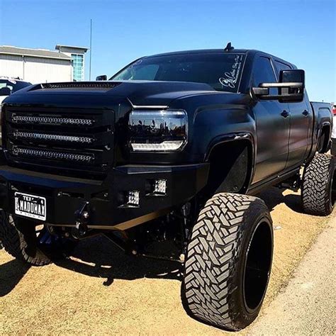 diesel truck addicts on instagram “blacked out duramax👅” trucks jacked up trucks big trucks