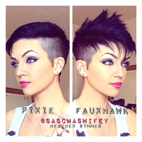 How i style a faux ha. Pixie/faux hawk tutorial | Inspiration | Pinterest | Pixie ...