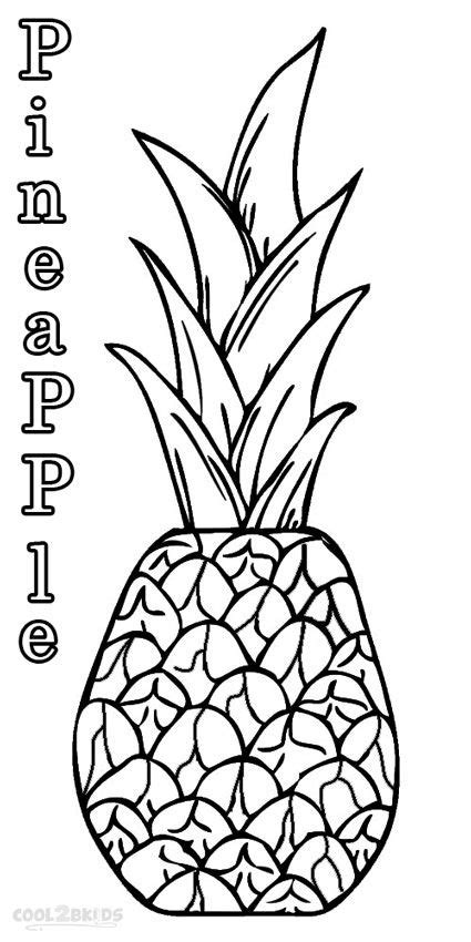 Printable Pineapple Coloring Pages For Kids | Cool2bKids Snoopy
