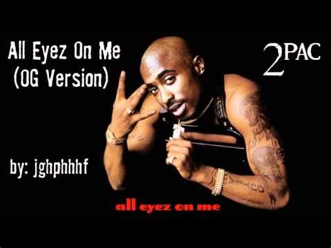 Tells the true and untold story of prolific rapper so it was incredible disappointing to see this garbage. 2Pac - All Eyez On Me ft. Big Syke OG Version - YouTube