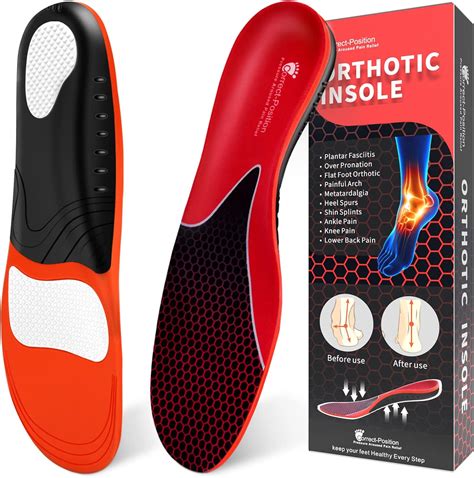 Buy Arch Support Plantar Fasciitis Insoles For Women And Men Shoe
