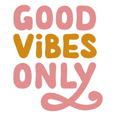 Good Vibes Only Lettering PNG SVG Design For T Shirts