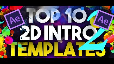 Free 10 Intro Logo For Adobe After Effects Templates Youtube