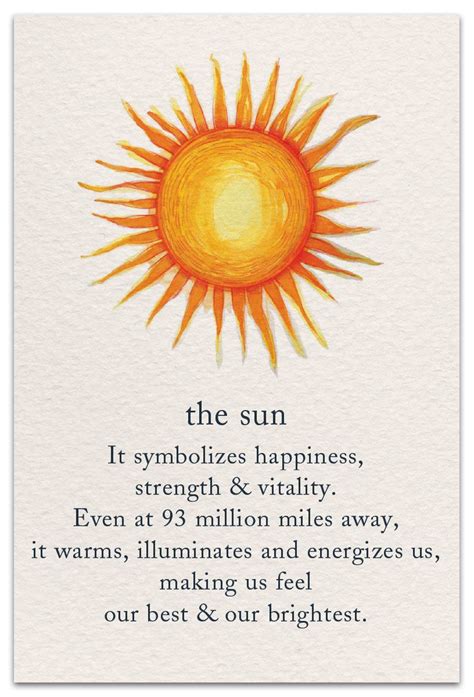 The Sun Birthday Card Symbols And Meanings