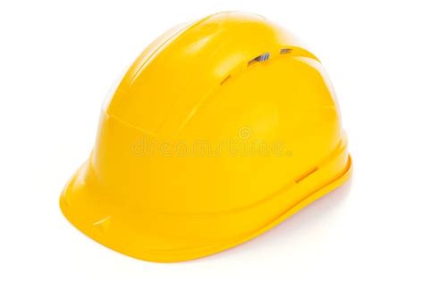 Construction Helmet On White Background Stock Photo Image Of