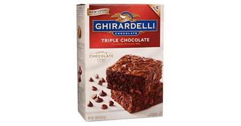 Ghirardelli Triple Chocolate Brownie Mix 75 Lb Box