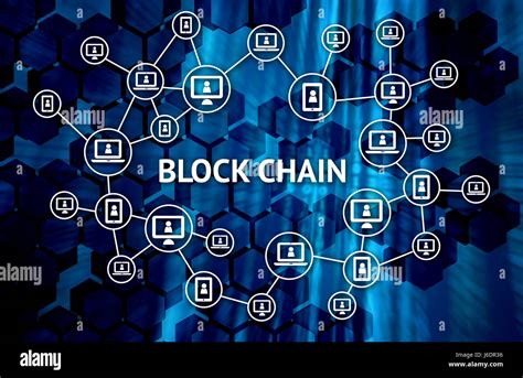 Blockchain Network Concept Distributed Ledger Technology Block