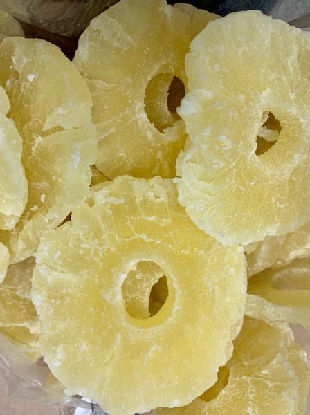 Dried Pineapple Slices 12 Lb The Peanut Shoppe Baltimore