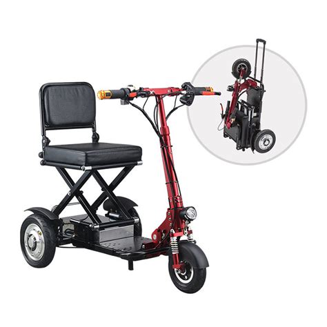 China Cheap Disabled Folding 3 Wheel Tricycle Power Electric Mobility
