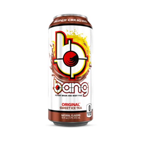 Bang Original Sweet Ice Tea Energy Drink 16 Fl Oz Dillons Food Stores