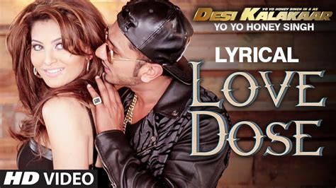 Love Dosefull Video Son Exclusiveyo Yo Honey Singh Urvashi Rautela Desi Kalakaar Youtube