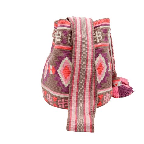 Handmade Mochila Colombiana Origin Colombia In Embroidery Caps Wayuu Bag Women