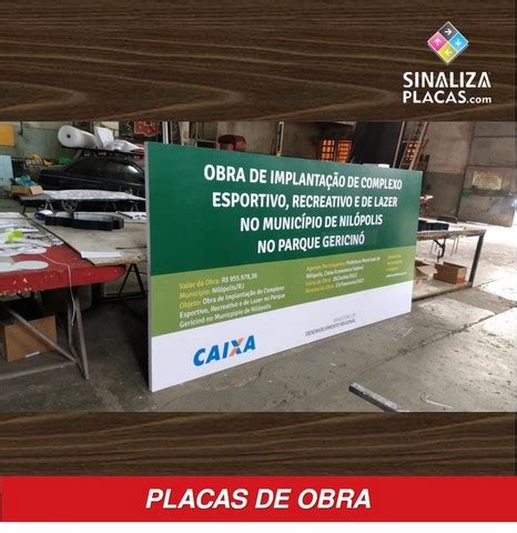 Placas Obras Sinaliza Placas