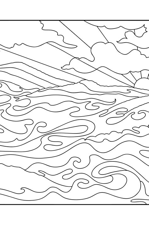 North Carolina Blue Ridge Parkway - Landscapes coloring pages