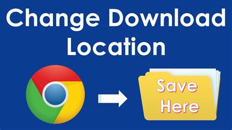 How to change the chrome download folder location. How to change download location in chrome - YouTube