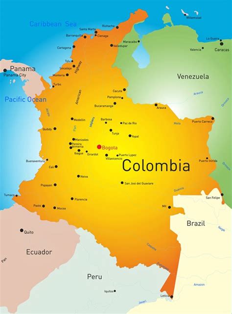Encuentra información acerca del clima, condiciones de carreteras, rutas con indicaciones. Mapa de ciudades de Colombia - OrangeSmile.com