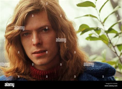 David Bowie 1947 2016 At Haddon Hall In Beckenham Kent England In