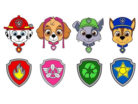 Paw Patrol Silhouette Svg Nelobox