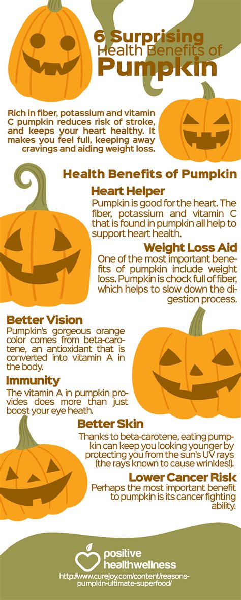 6 Surprising Health Benefits Of Pumpkin Infographic
