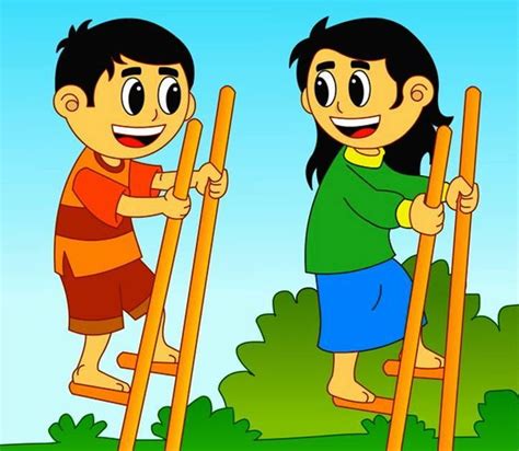 Gambar Kartun Lucu Keren: Gambar Kartun Olahraga Tradisional