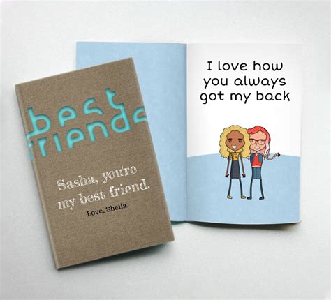 Personalized Best Friend Ts Custom Best Friend Book Creator