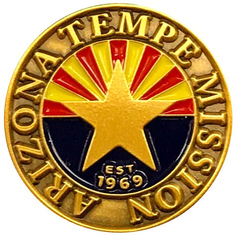 Arizona Tempe Commemorative Mission Pin