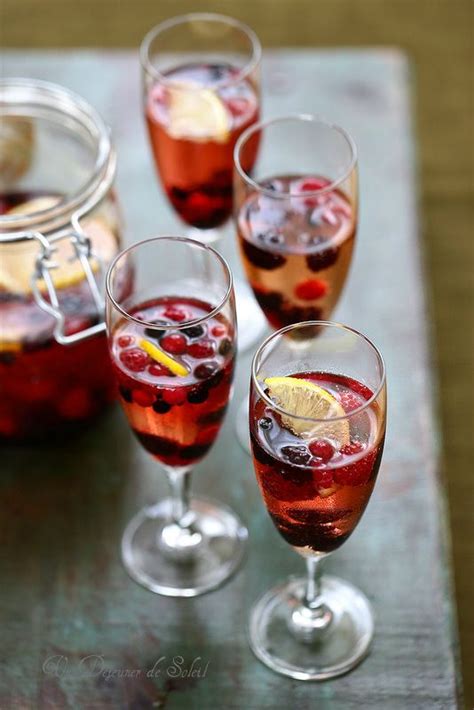 Recette De Soupe De Champagne Aux Framboises