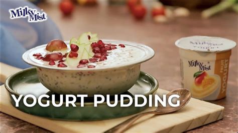 Yogurt Pudding Recipe Pudding Recipe Youtube