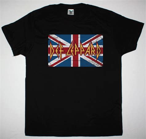 Def Leppard Logo New Black T Shirt Best Rock T Shirts