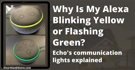 Why Does The Green Light Keep Flashing On My Echo Dot
