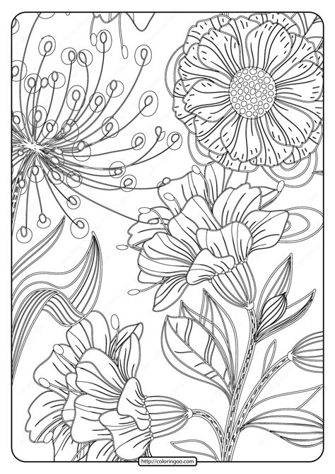 There is tons of yardage leftover from many popular pony colors along with random extras from other projects. Free Printable Flower Pattern Coloring Page 17