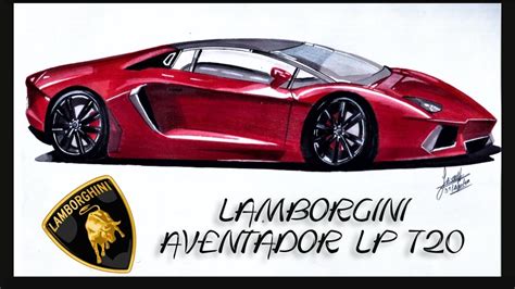 Como Dibujar Un Lamborghini Aventador 720 Lp Youtube