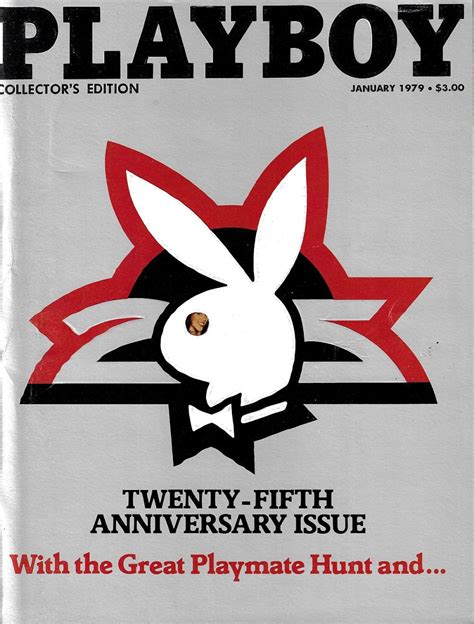Playboy Magazine January 1979 25th Anniversary Edition