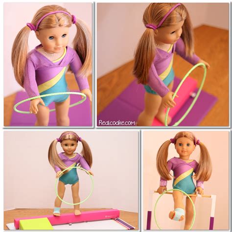 This collection of 24 sports crafts for kids: American Girl craft to make your own doll gymnastic hoop