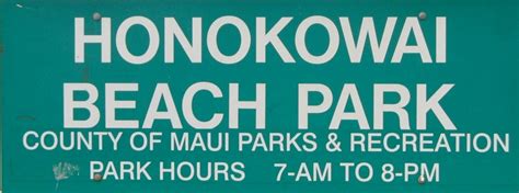 Honokowai Beach Park Mahina Surf 102 Roger Hoyer