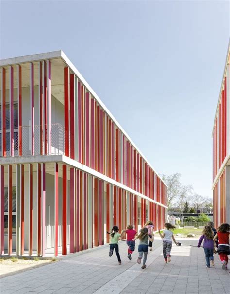 Primary School In Karlsruhe Wulf Architekten School Building Design