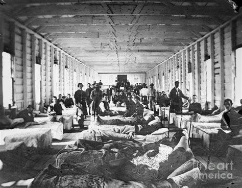 Civil War Hospital Photograph By Granger