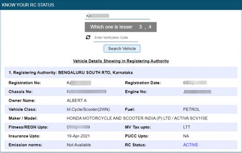 How To Check Vehicle Owner Details By Registration Number Teck Tips